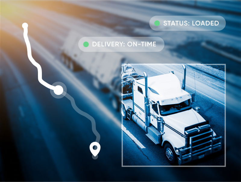 Flatbed Truck tracking and notification technology